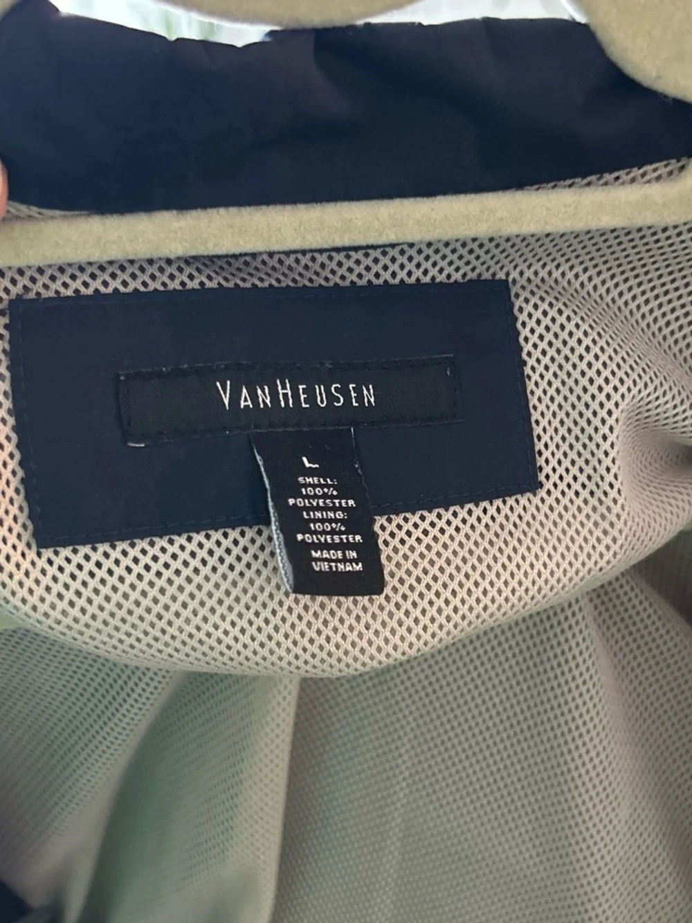 Van Heusen Men's Dark Navy Zip Bomber Jacket